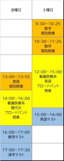 【コース案内・看護3教科コース】